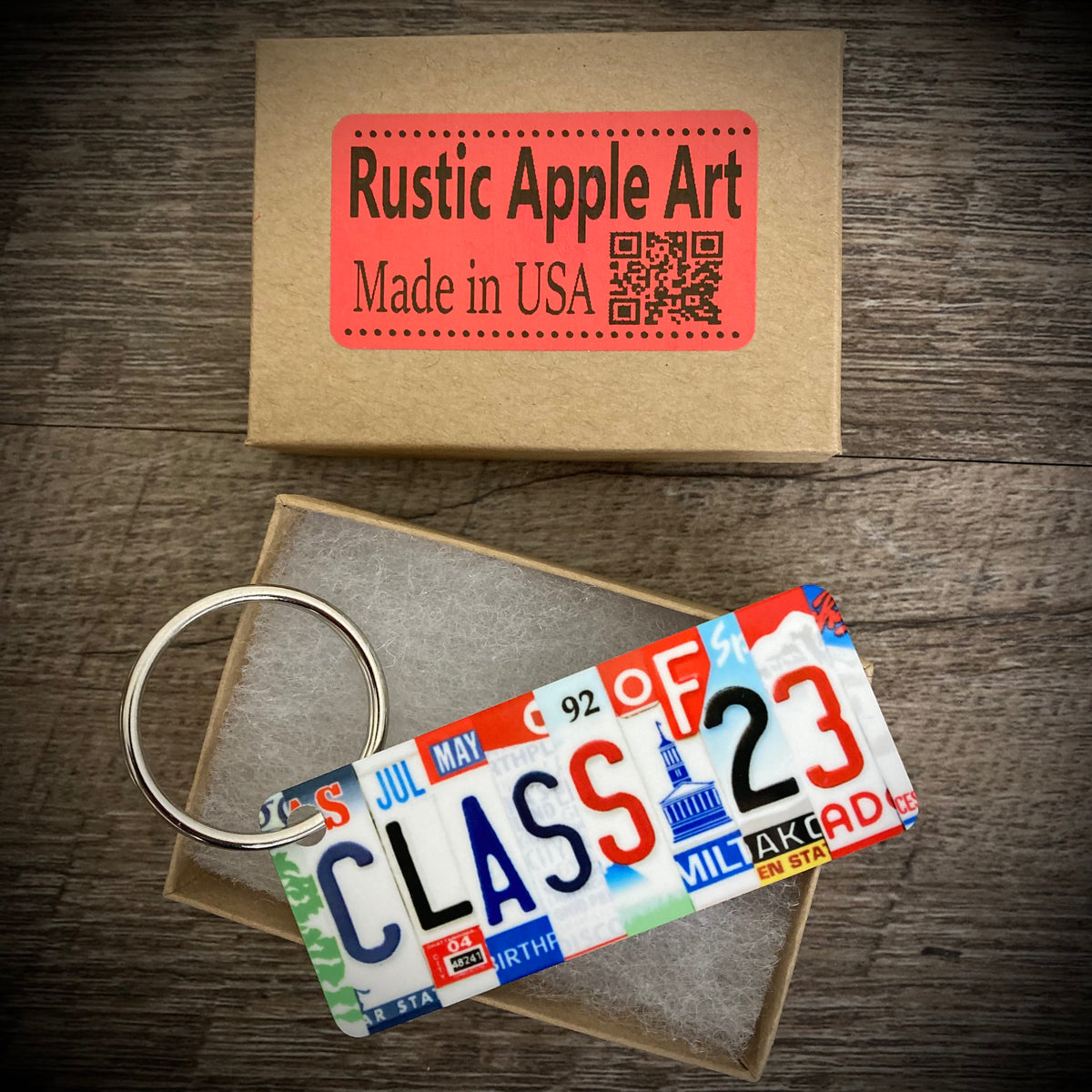 Class of 2023 License Plate Keychain Class of 2023 gift Class of