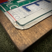 Buckeye License Plate Sign (version king)