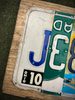 Jeep License Plate Sign (version 93 red)