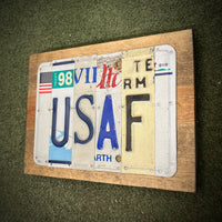 USAF License Plate Sign (version 98)