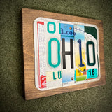 Ohio License Plate Sign (version teal 16)