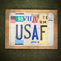 USAF License Plate Sign (version 98)