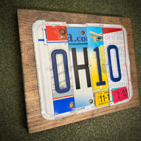 Ohio License Plate Sign (version strawberry banana)