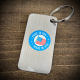 Guitar License plate  keychain