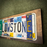 Yellowstone License Plate Sign