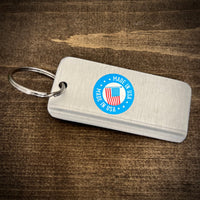 Ohio Newsprint License plate  keychain