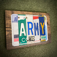 Army License Plate Sign (version 8-88)
