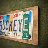 Buckeye License Plate Sign (version red 76)