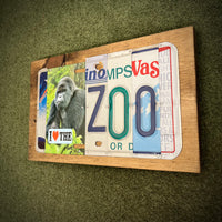 I Love the Zoo License Plate Sign (version Gorilla Mountain)