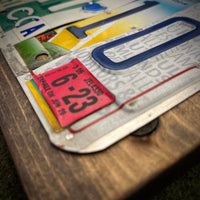 Ohio License Plate Sign (version 8-23 pink)