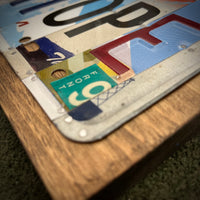 Hope License Plate Sign (version blue mountains)