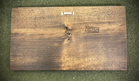 Mancave License Plate Sign (version green v)