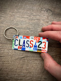 Class of 2023 License Plate Keychain, Class of 2023 gift, Class of 2023 bagtag, Gift for graduation, gift for graduate, Class of 23 keychain