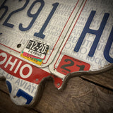 Ohio Truck License plate map 6291 (Free Shipping)