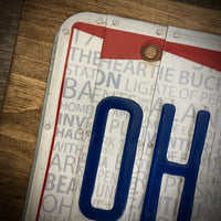 Ohio license plate sign