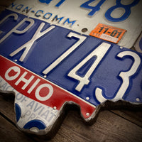 Ohio Non Comm License plate map 9QP48 (Free Shipping)