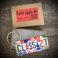Copy of Class of 2027 License Plate Keychain, Class of 2027 gift, Class of 2027 bagtag, Gift for graduation, gift for graduate, Class of 27 keychain