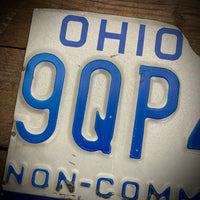 Ohio Non Comm License plate map 9QP48 (Free Shipping)