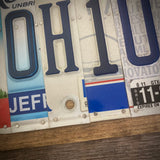 Ohio #12 license plate sign