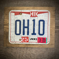Ohio license plate sign